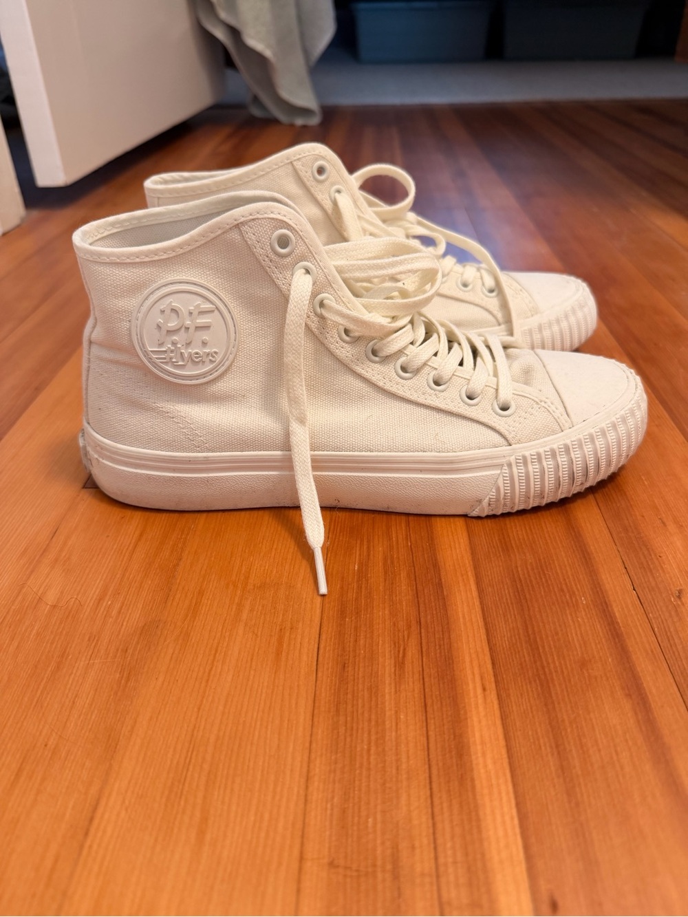 P.F. Flyers High-Top Canvas Sneakers